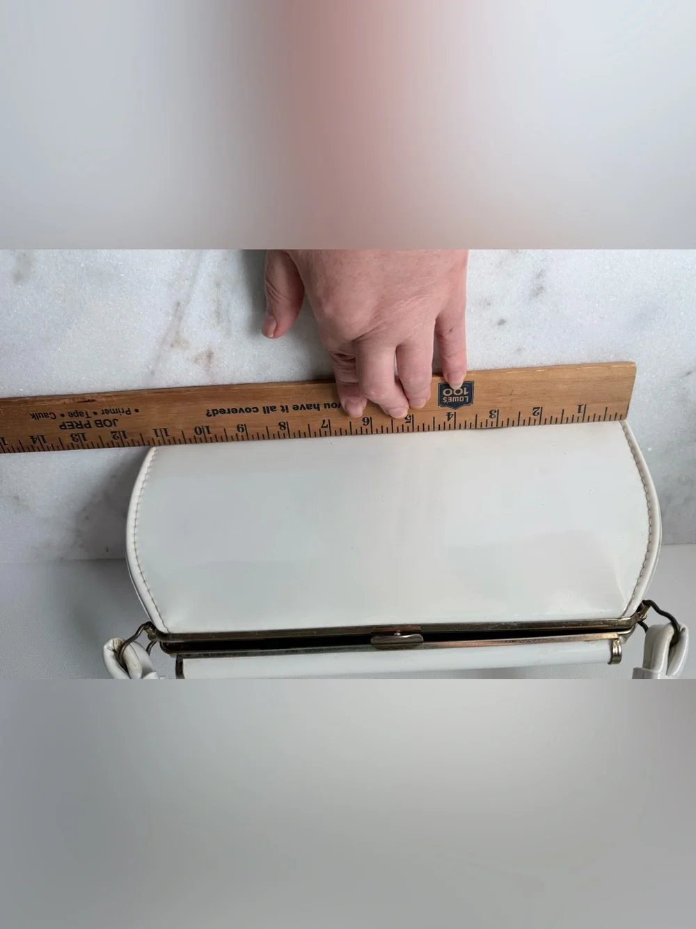Vintage Classic White Top-Handle Women's Bag by Aetna USA.